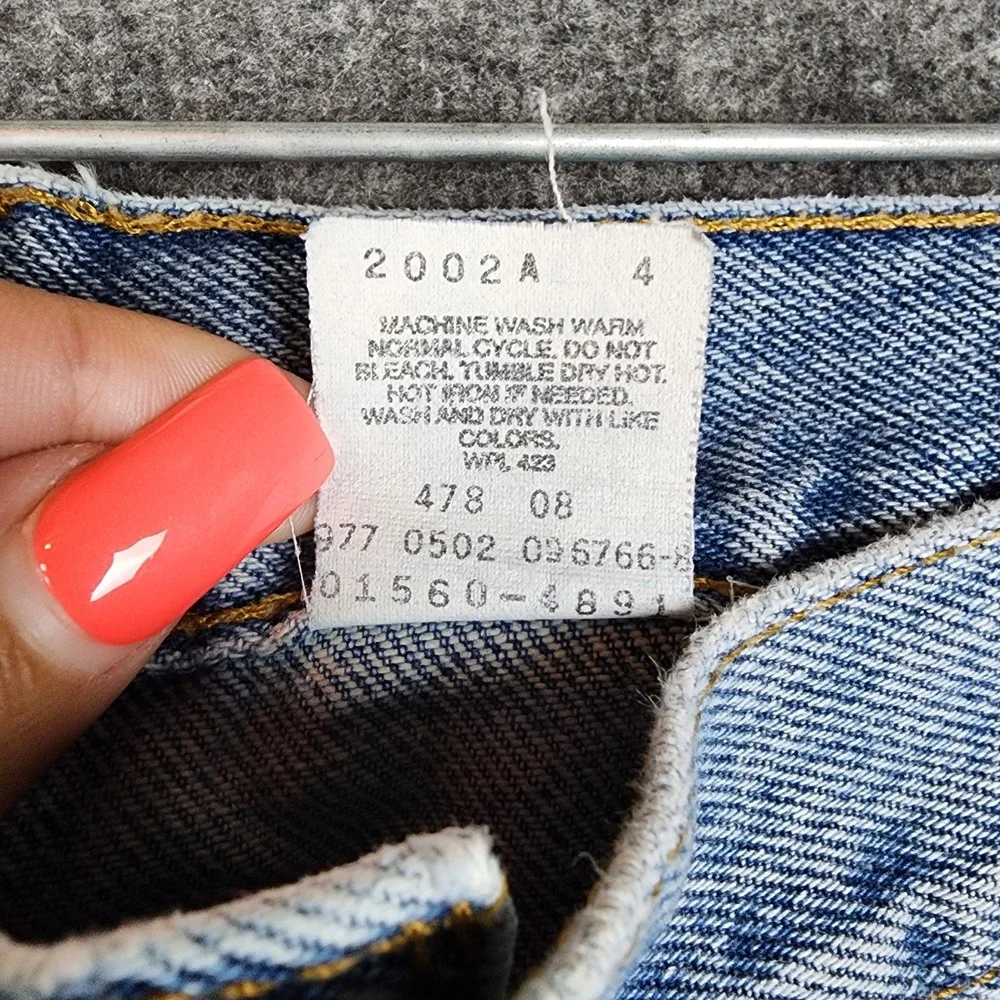 Levi's Jeans Mens 50x34 560 Loose Fit Tapered Leg Light Wash Blue Vintage EUC